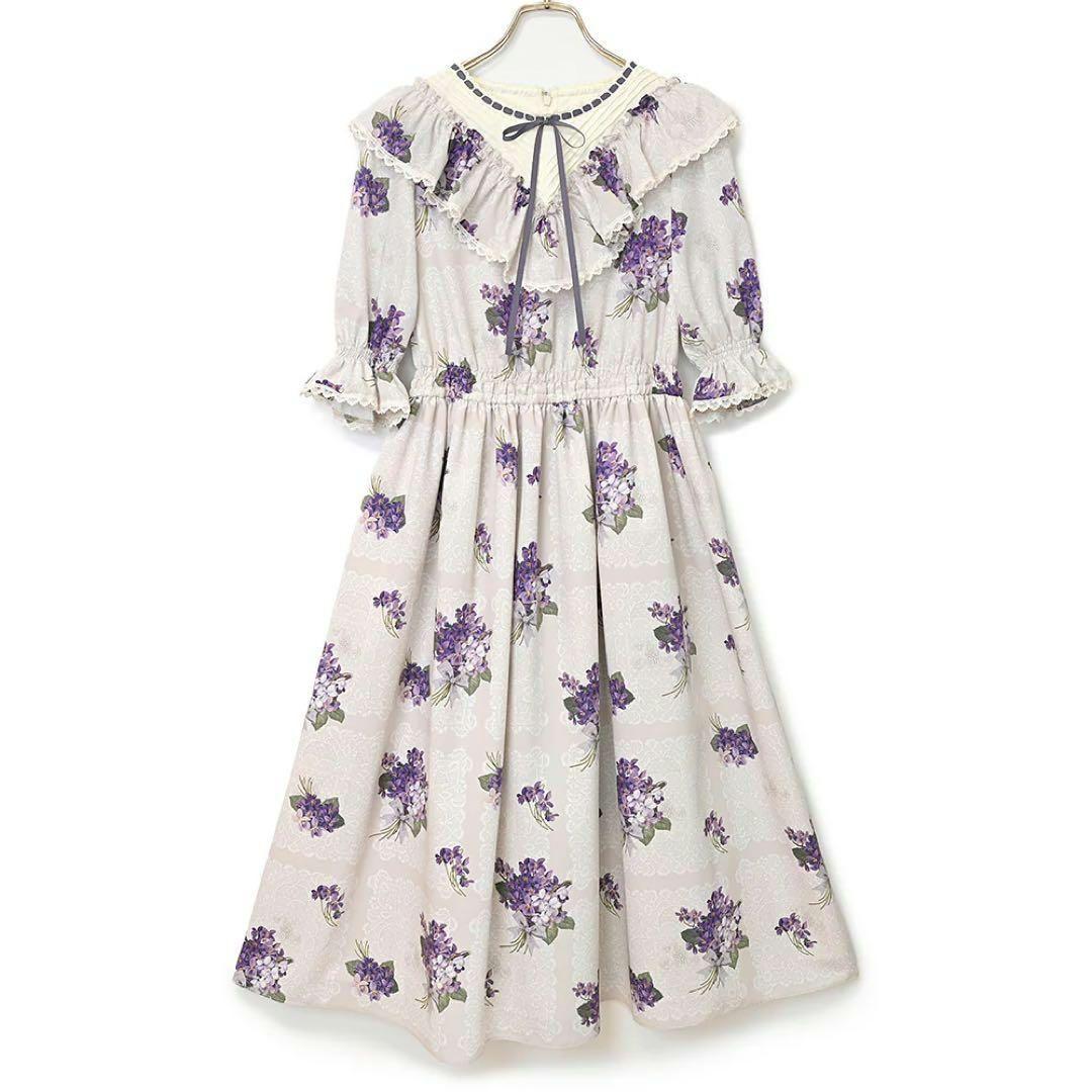 Melody BasKet　Violet laceヨーク切替ワンピース　深澤翠