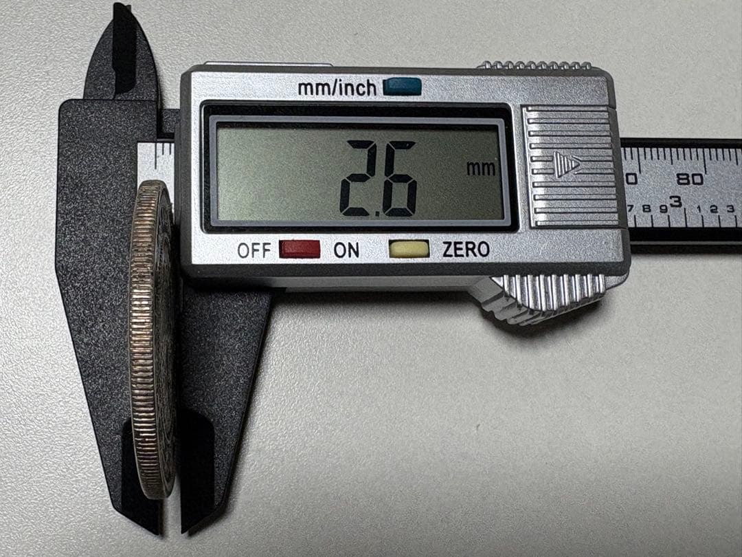 【本物保証】一圓銀貨　丸銀右打　明治29年銘