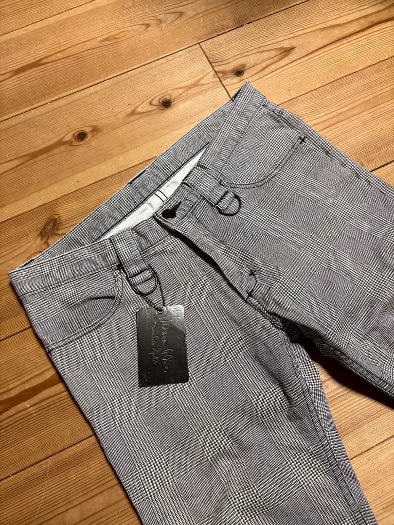 number (n)ine ナンバーナイン チェック パンツ スリム デニム 2