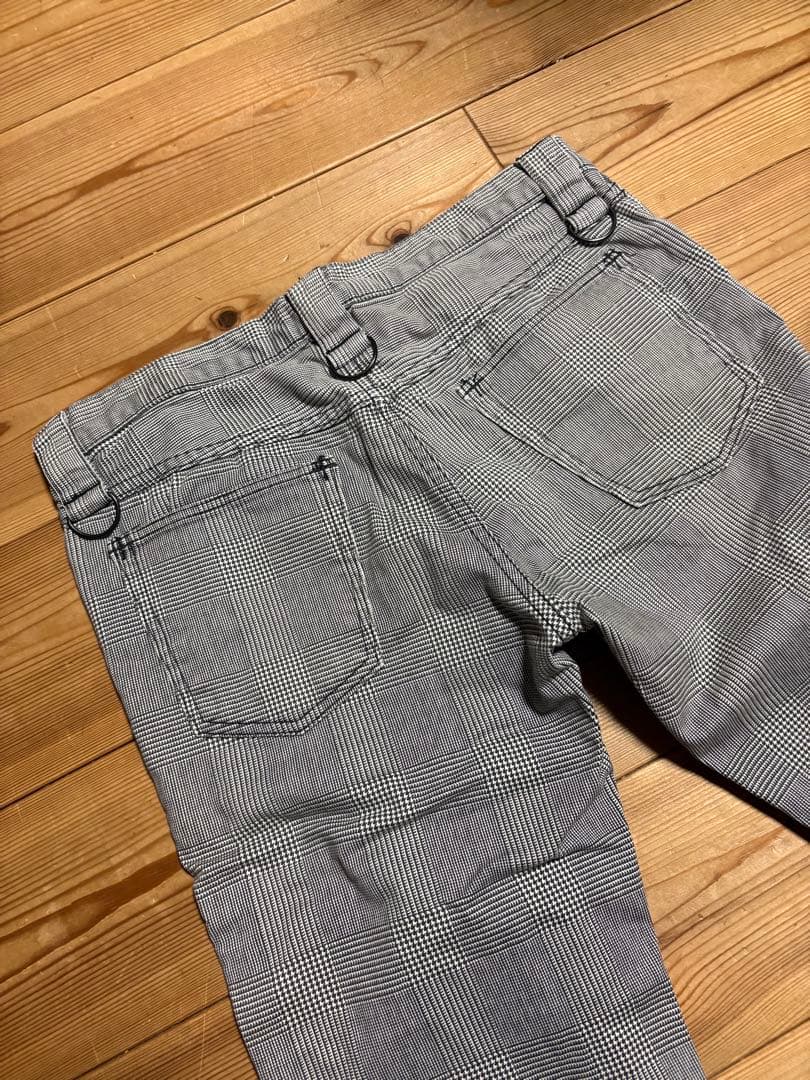 number (n)ine ナンバーナイン チェック パンツ スリム デニム 2