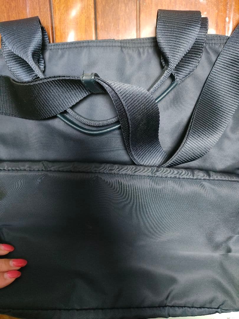 PRADA ネイビー ナイロン マザーズバッグ