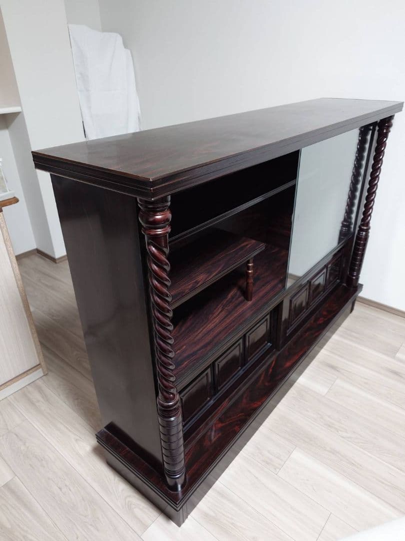 最終Sale‼️古美術家具　飾り棚　幅1520×奥行370×高さ1100mm