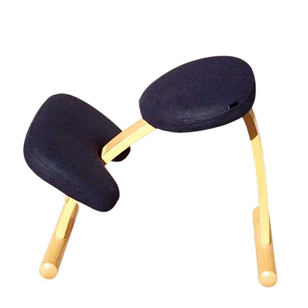 リボ バランスイージー バランスチェア ネイビー ブナ 姿勢矯正 北欧