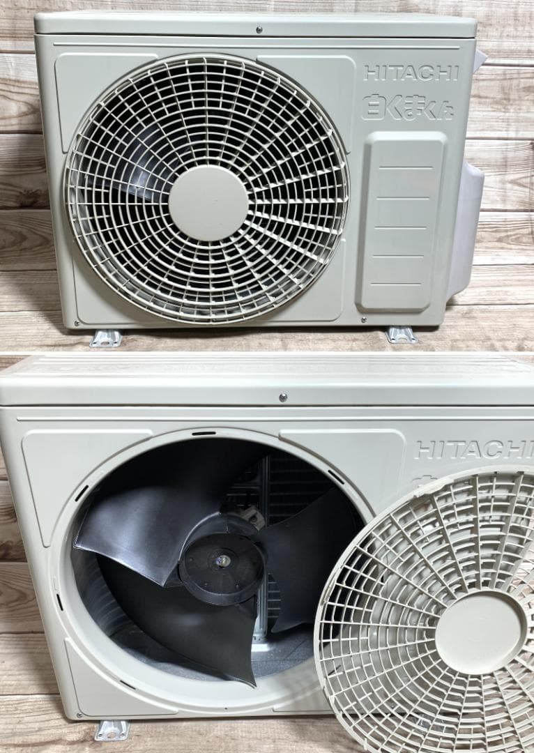 日立 15畳 3.6kW 100V 白くま RAS-F36RM 23年 全清掃済