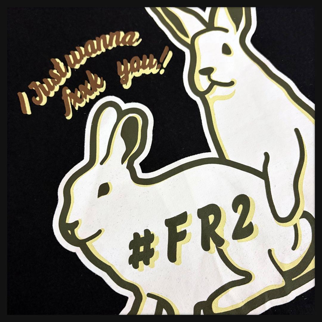 【美品★伊勢限定】FR2 月限定カラー ビッグロゴ 長袖Tシャツ ロンT カーキ