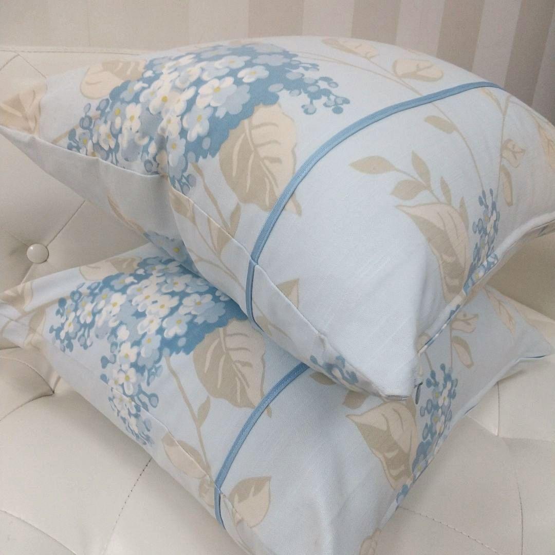 専用B様 ローラアシュレイ ポートランドコバルト ハンドメイドクッションカバー