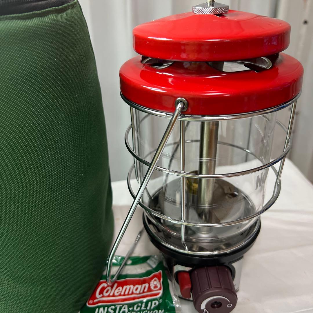 Coleman Northstar ランタン 赤 収納ケース付き