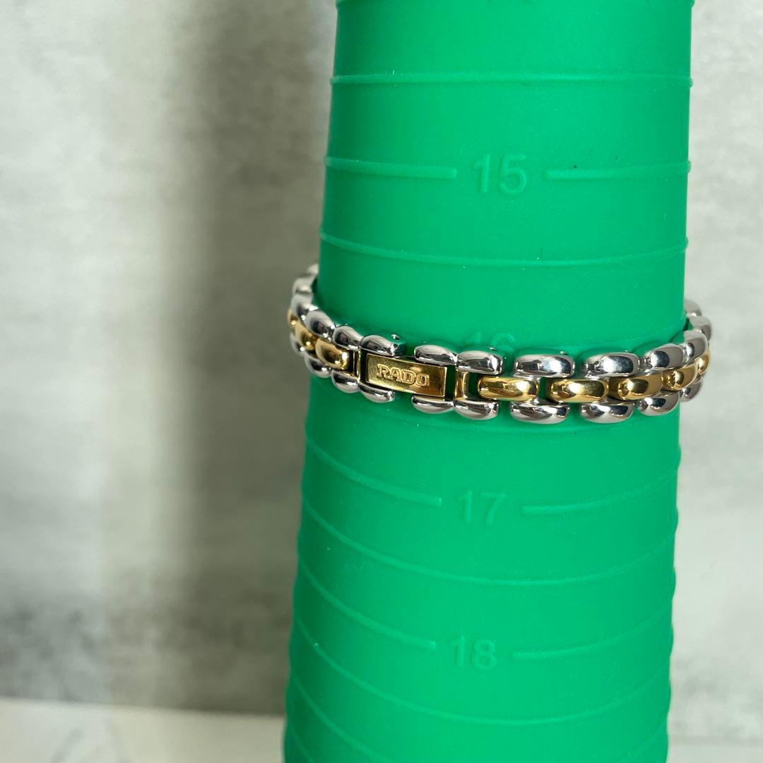 稼動品　美品　RADO ジュビリー　4Pダイヤ　コンビカラー　ドレス　腕時計