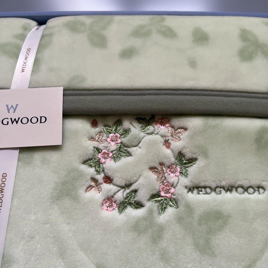  グリーン 【アクリル毛布 】180x200cm