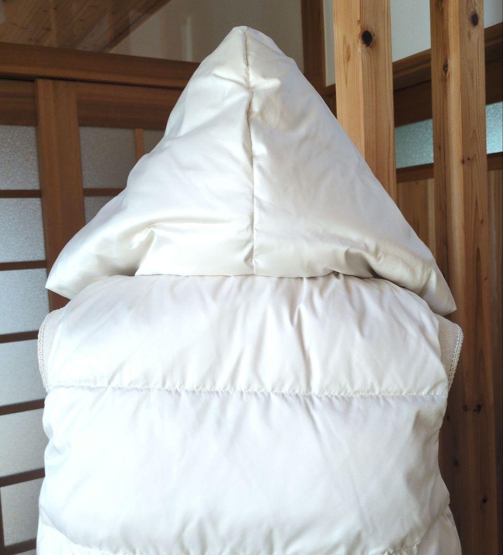 美品　ルーニィ♥ロングダウンベスト　ダウンパーカ　38 　アイボリー　エクリュ