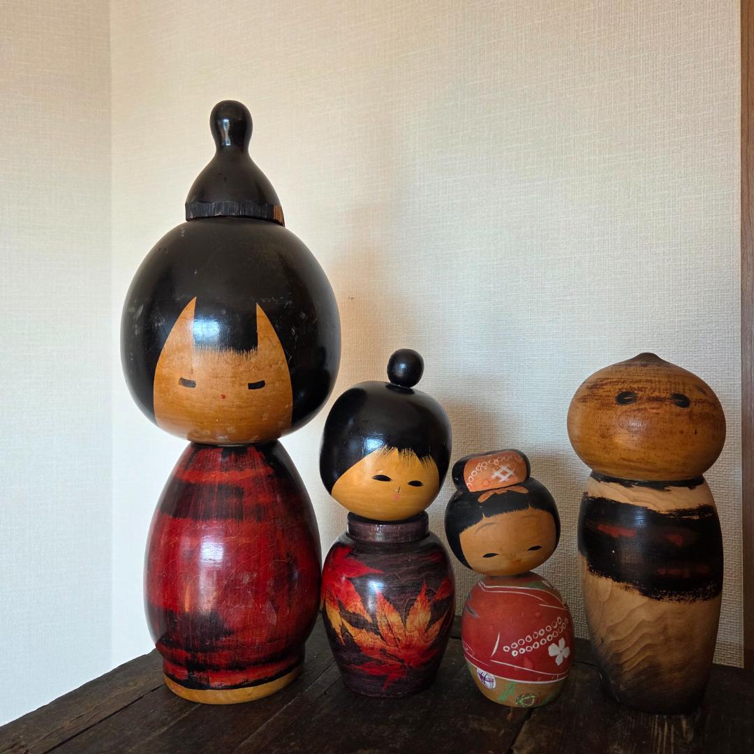 創作こけし 女の子こけし 人形 KOKESHI DOLL どんこわらし他セット