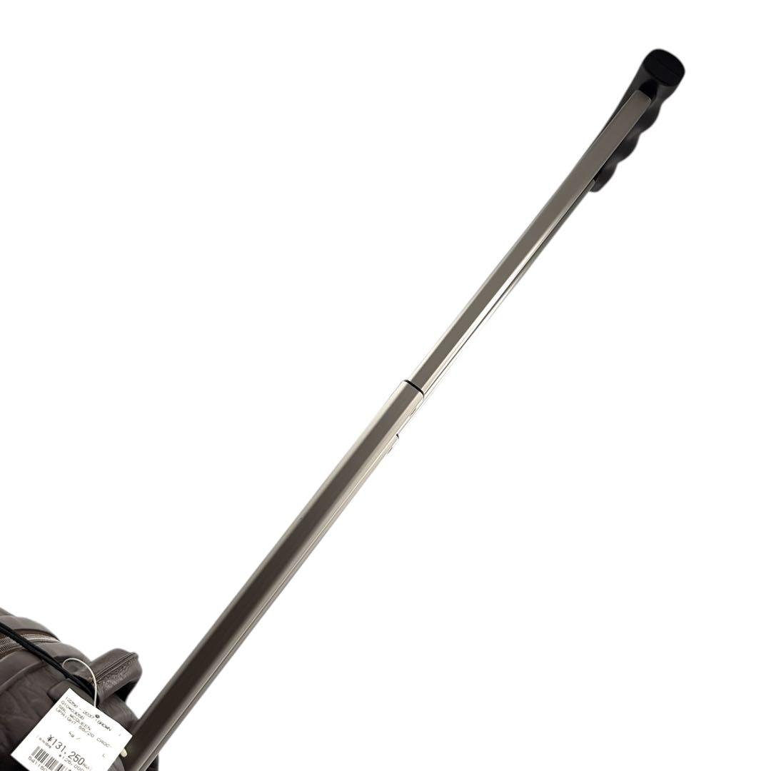 サムソナイト ×アレクサンダーマックイーン クロコデザイン キャリーケース 茶