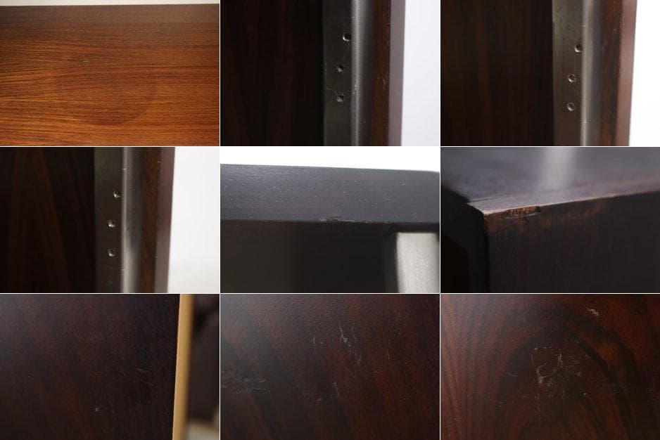 ヴィンテージ ローズウッド シェルフ 本棚 キャビネット 飾り棚 食器棚 1