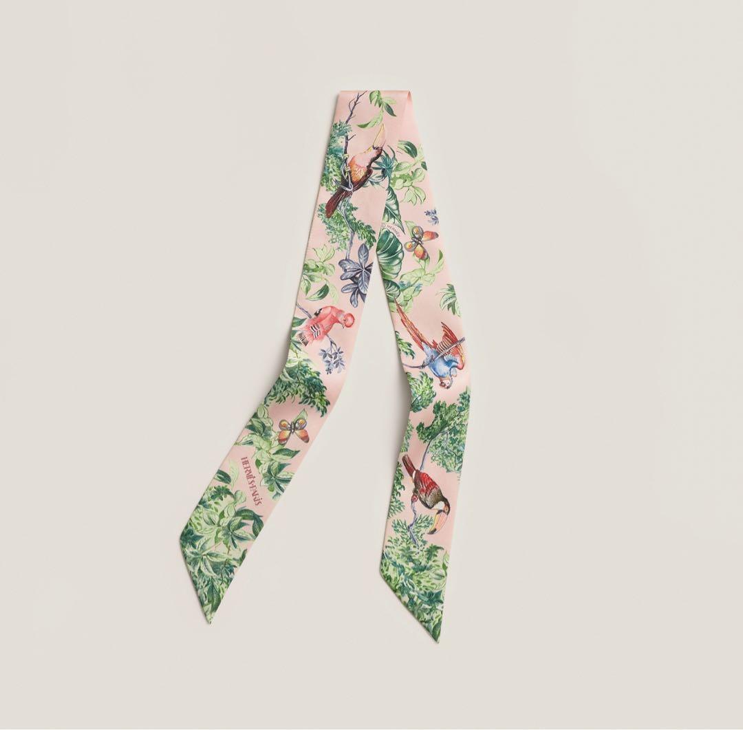 値下げ！新品　エルメス　ツイリー 《赤道直下》　ピンク　26春夏　最新作　超希少