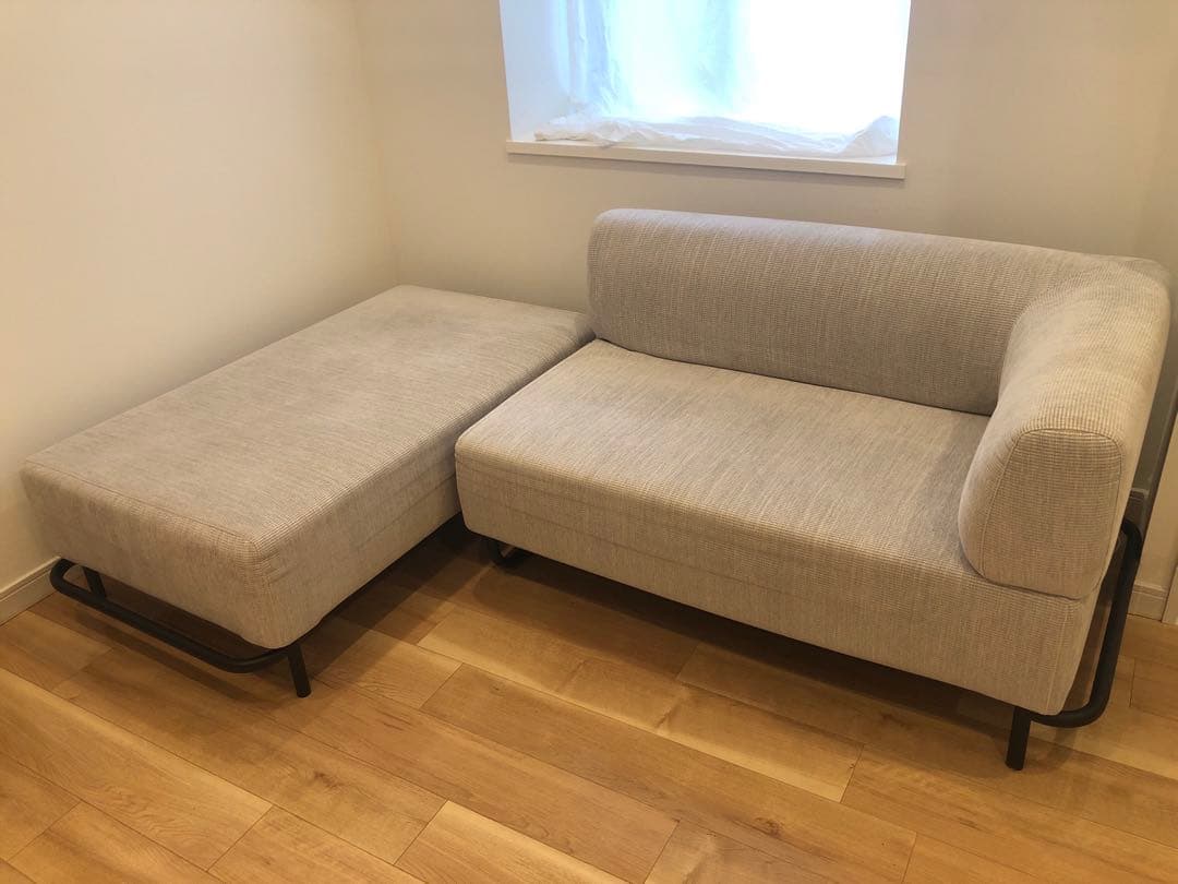 アクタスソファ　ACTUS own オウン　カウチ　グレー　コンパクトダイニング