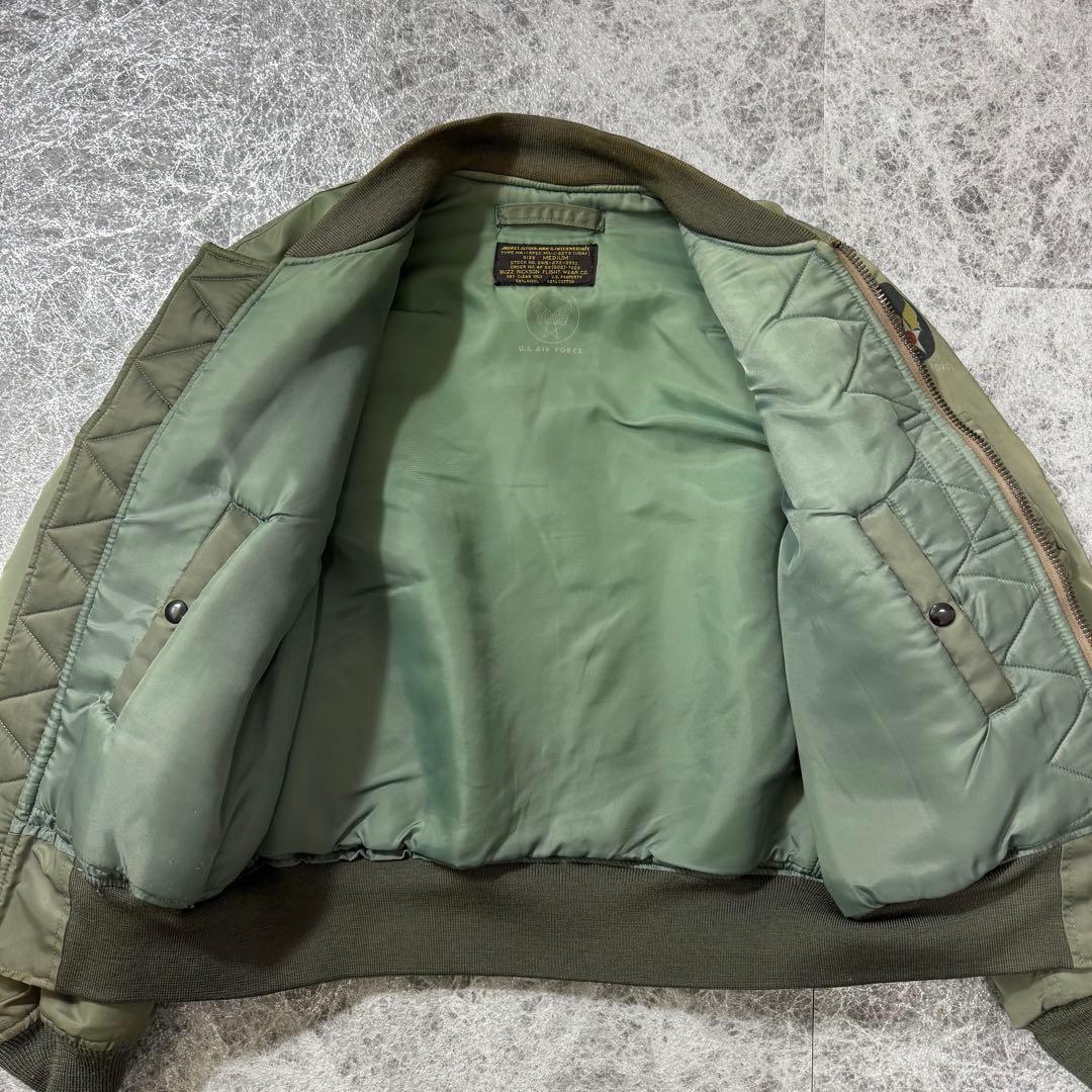 王道 バズリクソンズ MA-1 フライトジャケット M品番 グリーン M
