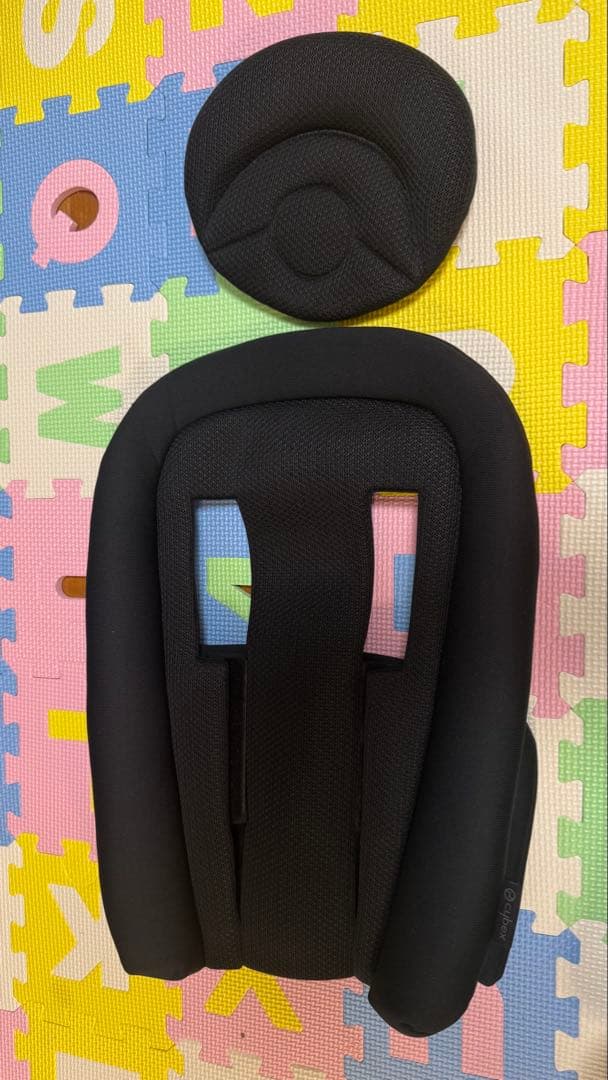 cybex MELIO ブラック　純正カップホルダー、レインカバー付き