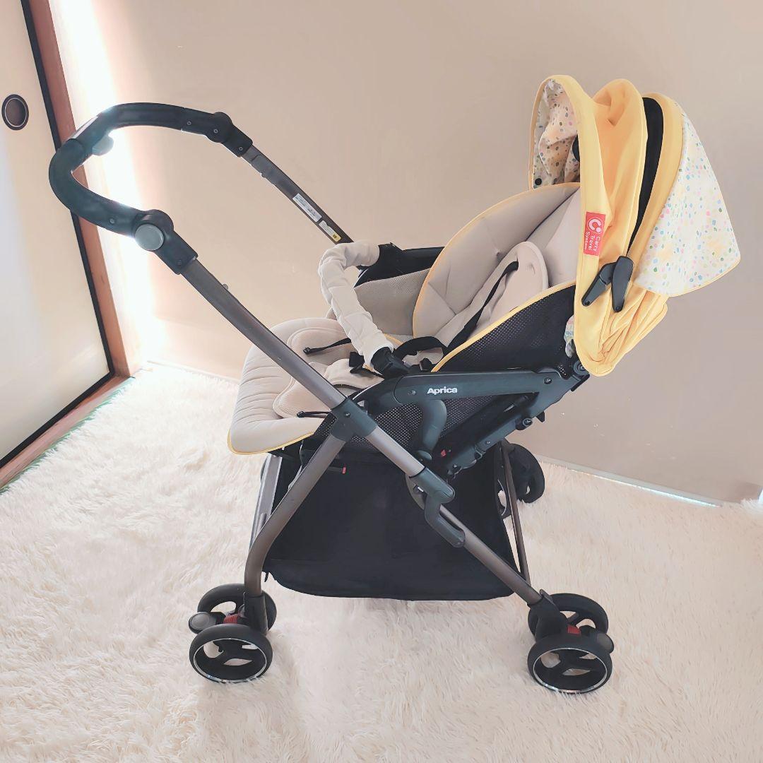 Aprica アップリカ optia オプティア AB イエロー ベビーカー