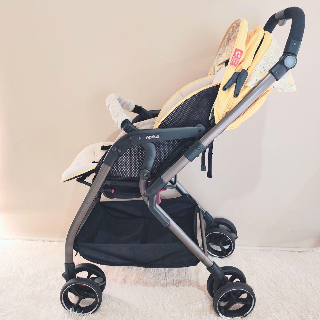 Aprica アップリカ optia オプティア AB イエロー ベビーカー