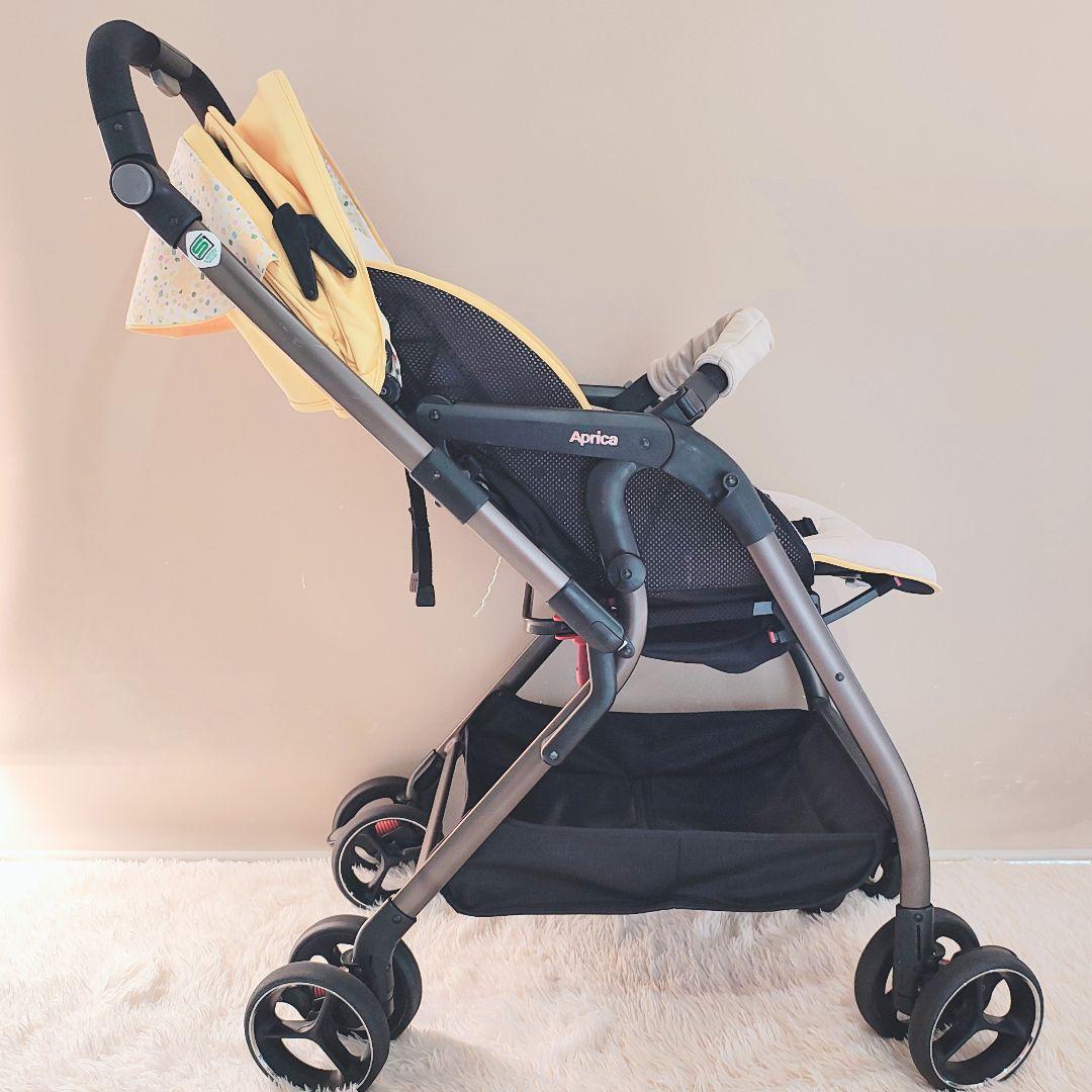 Aprica アップリカ optia オプティア AB イエロー ベビーカー