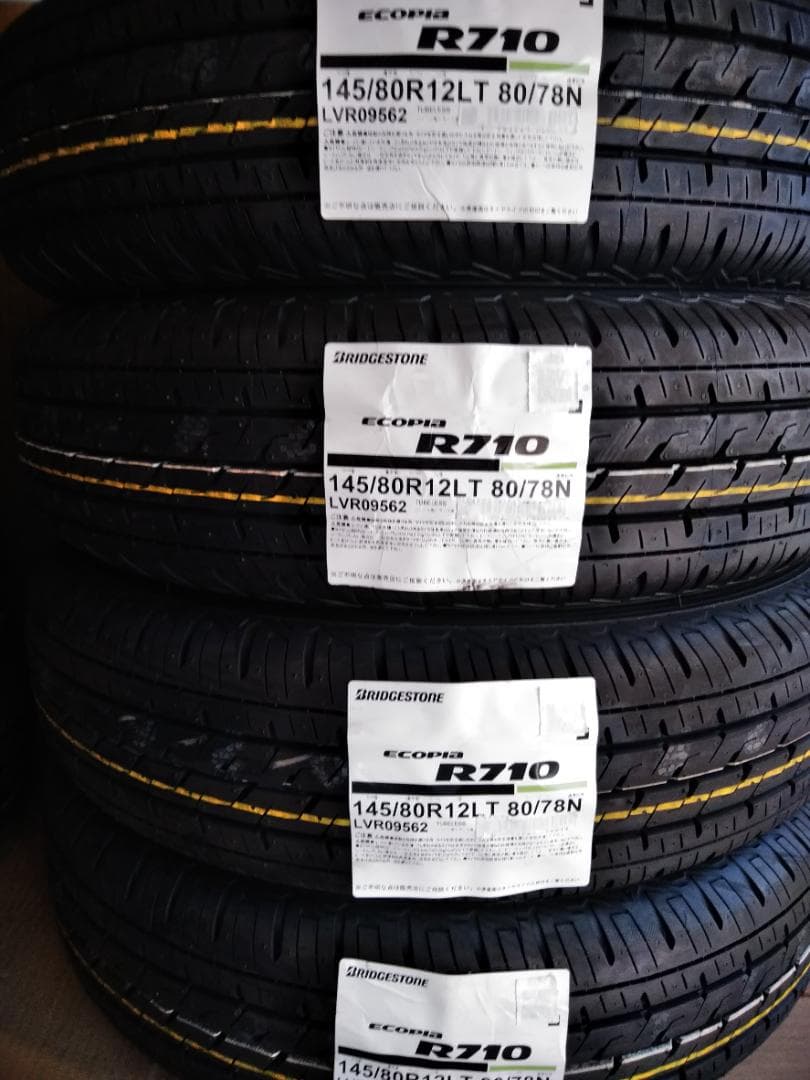 25年製　145/80R12　80/78N　R710　ブリヂストン