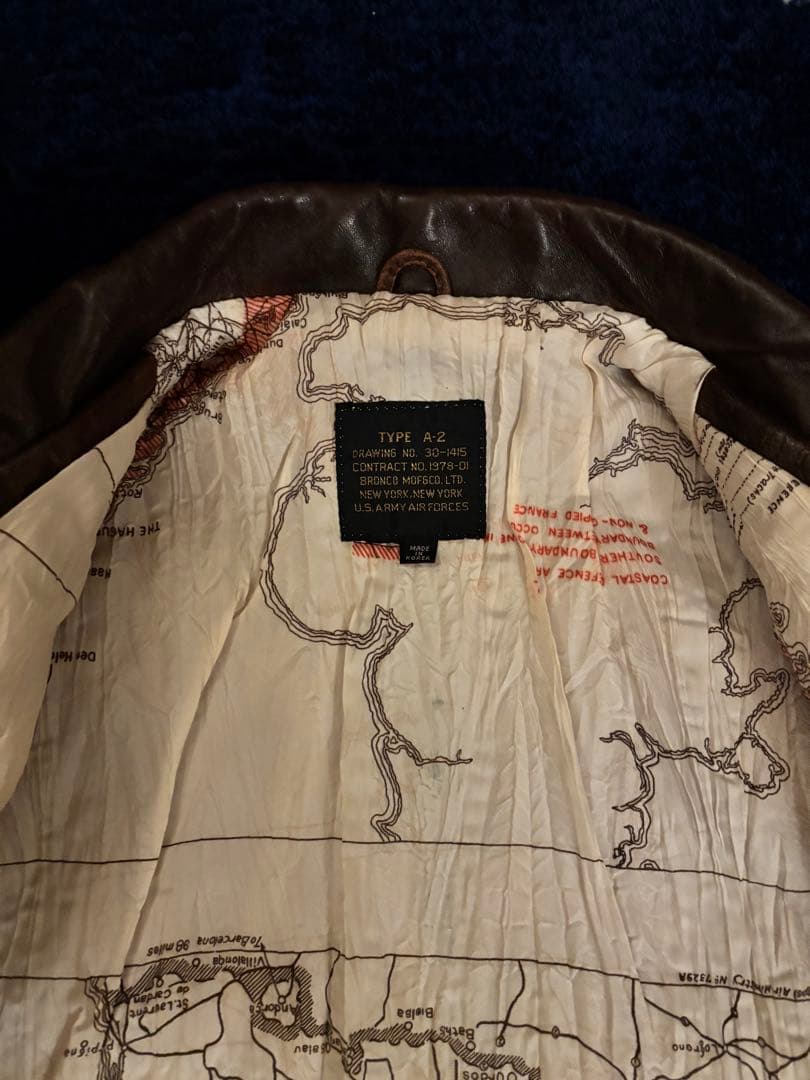 AVIREX A-2フライトジャケット