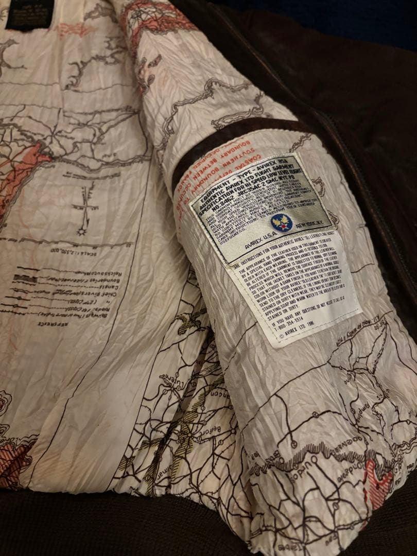 AVIREX A-2フライトジャケット