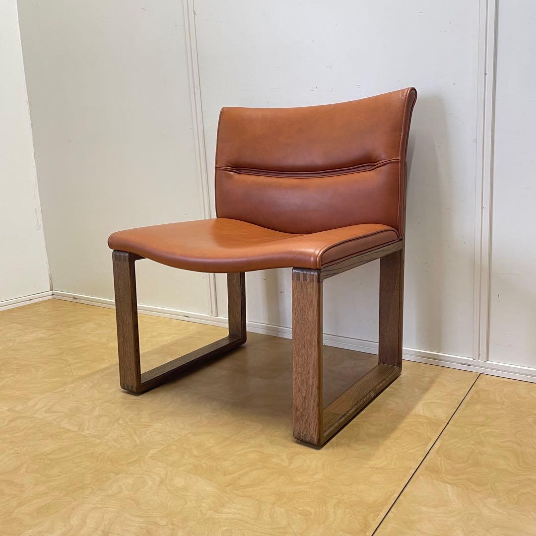 カンディハウス ボルス④ 本革チェア レザー椅子 ソファ 旭川家具 北欧スタイル