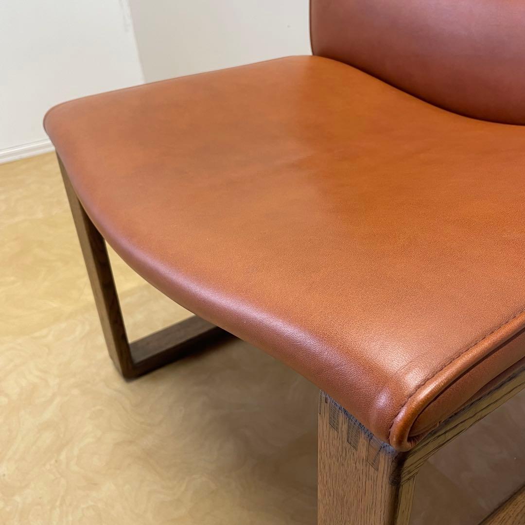 カンディハウス ボルス④ 本革チェア レザー椅子 ソファ 旭川家具 北欧スタイル