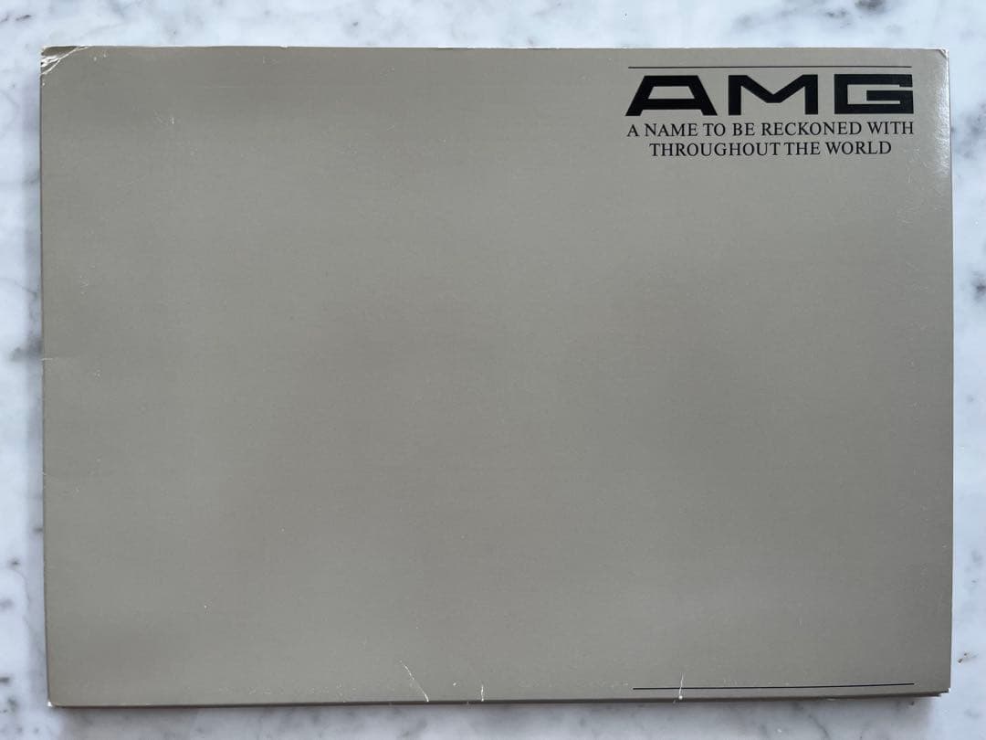 【ヴィンテージ】AMGメルセデス　旧車テクニカル カタログ