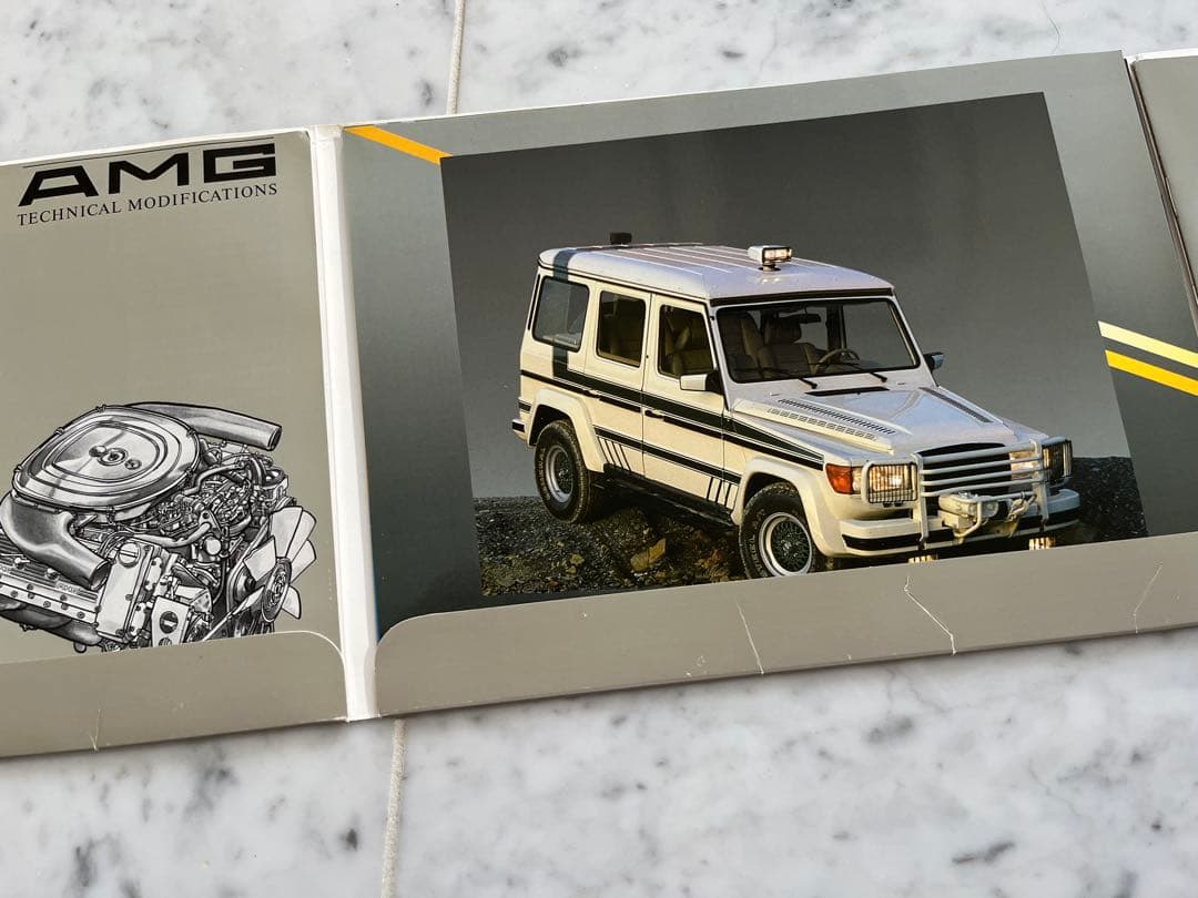 【ヴィンテージ】AMGメルセデス　旧車テクニカル カタログ