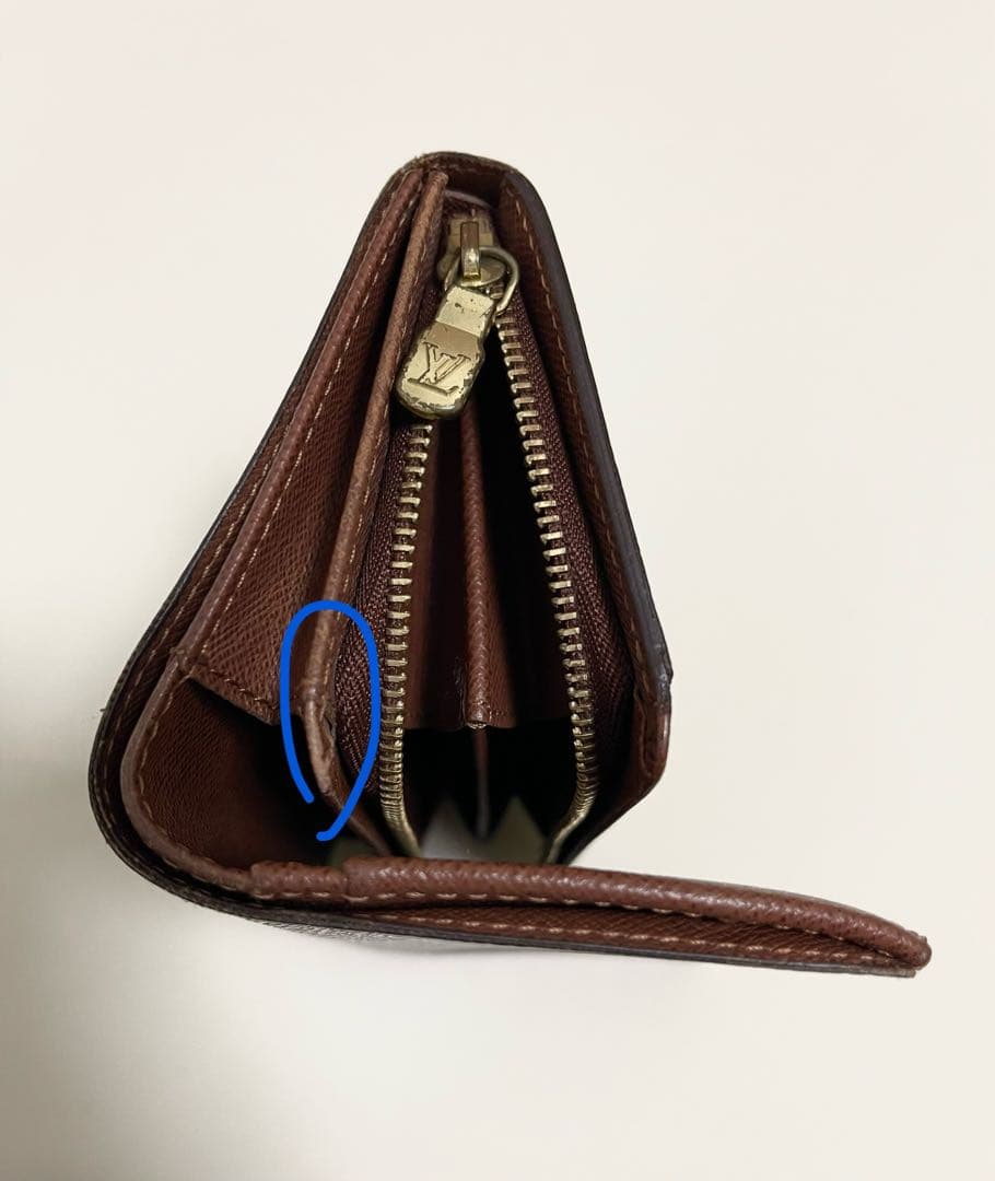 LOUIS VUITTON M61730 モノグラム ポルトモネ トレゾール