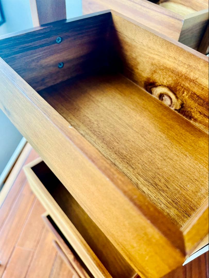 おしゃれ♪ZARA 定価¥18,990！アカシアストレージラック4段 ②