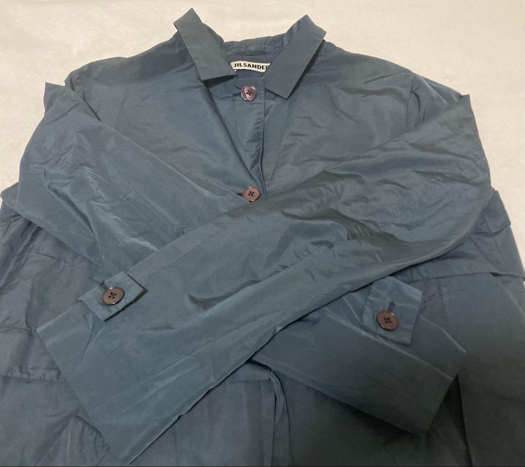 JIL SANDER ジルサンダー ロングコートネイビー 40 イタリア製