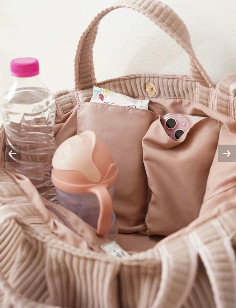 M✨新品未使用le reve vanillerフリルヘムヌビトートバッグ♡