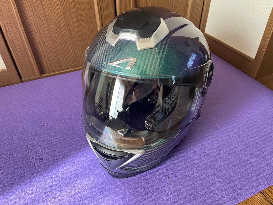 ASTONE GT-1000F IRIDIUM カーボンヘルメット
