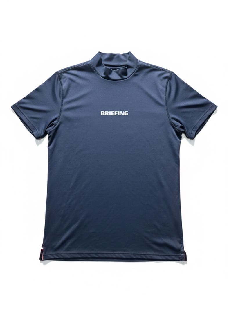 BRIEFING ブリーフィング ゴルフモックネック ネイビー Mサイズ シャツ