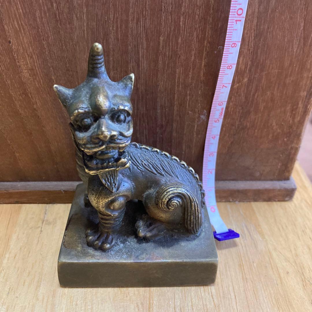 銅印　金属工芸　獅子印