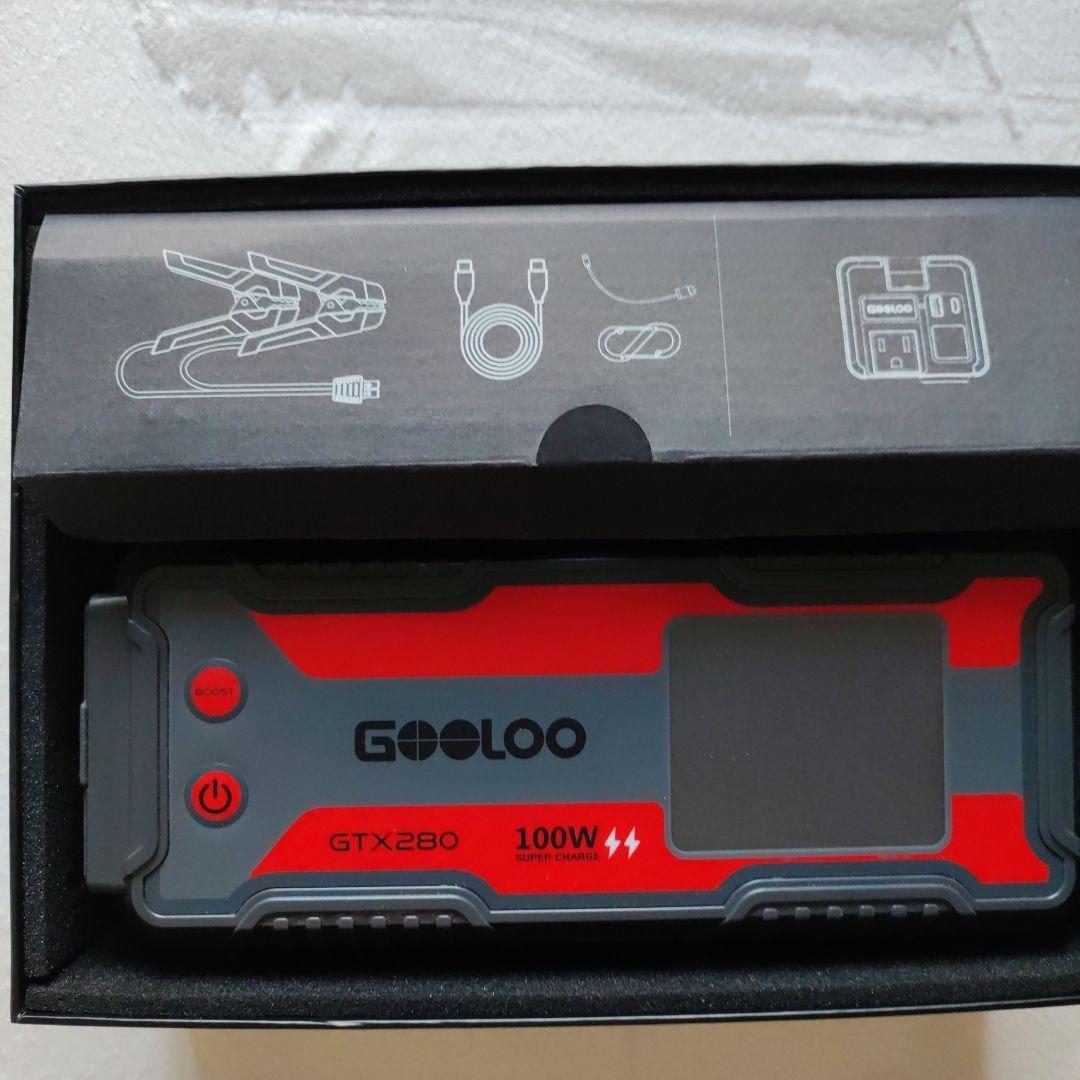 GOOLOO GTX280ポータブル電源　バッテリー　ジャンプスターター