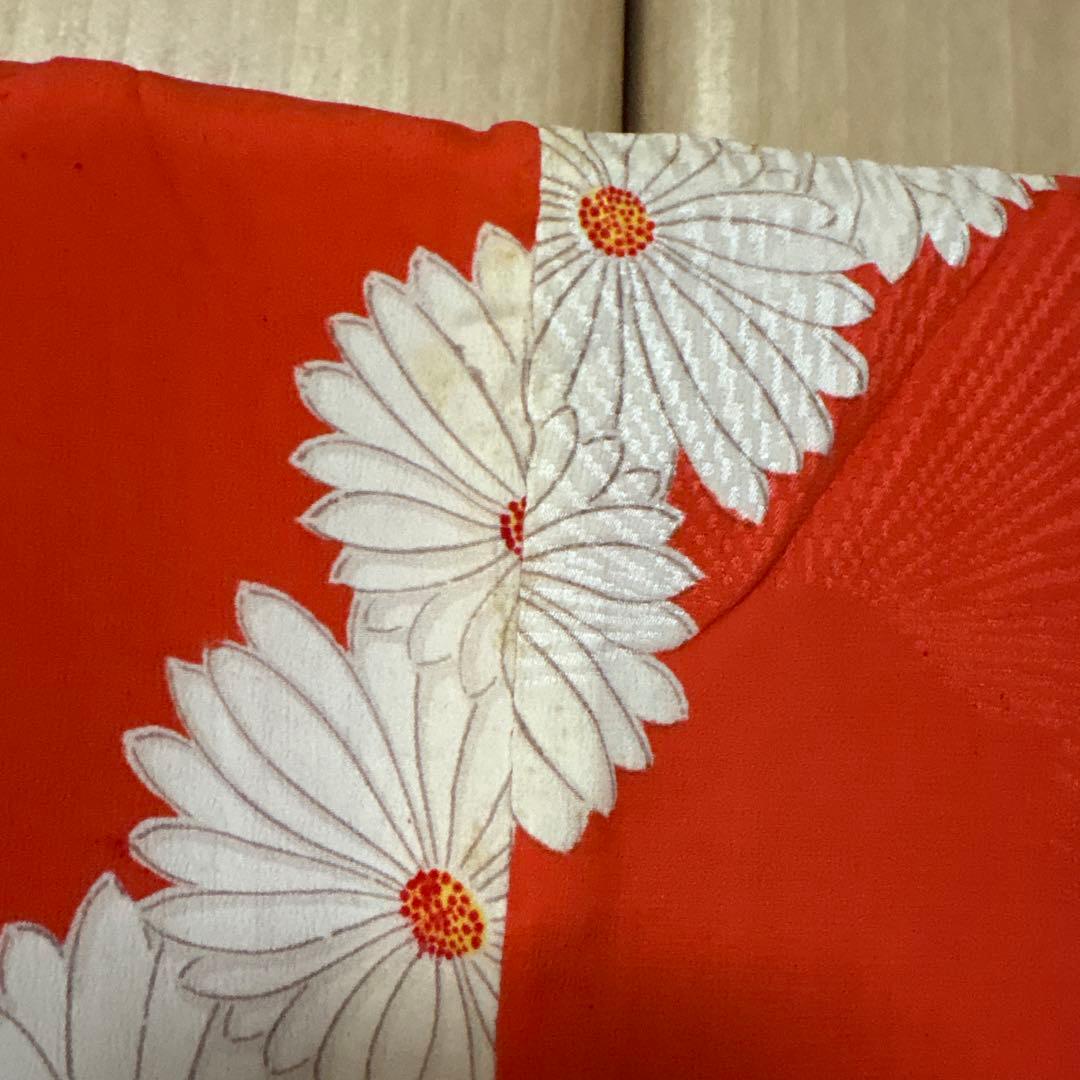 アンティーク　女の子　子供着物　七五三　アンティーク着物七歳女の子着物大正ロマン