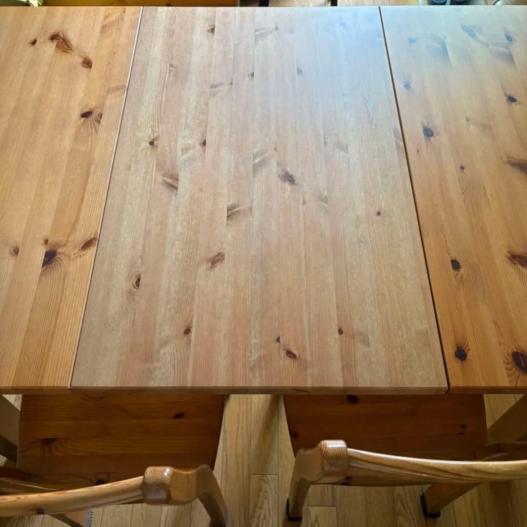 【※toco.】IKEA/STORNAS 伸縮式ダイニングテーブル（廃盤）