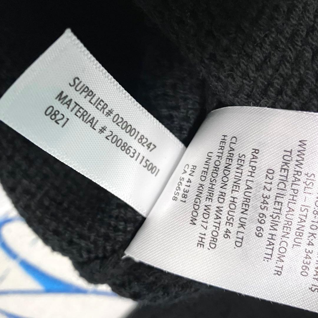 【希少】ラルフローレン　ロゴ　ワッペン　レイヤード　シャツ　ニット　セーター