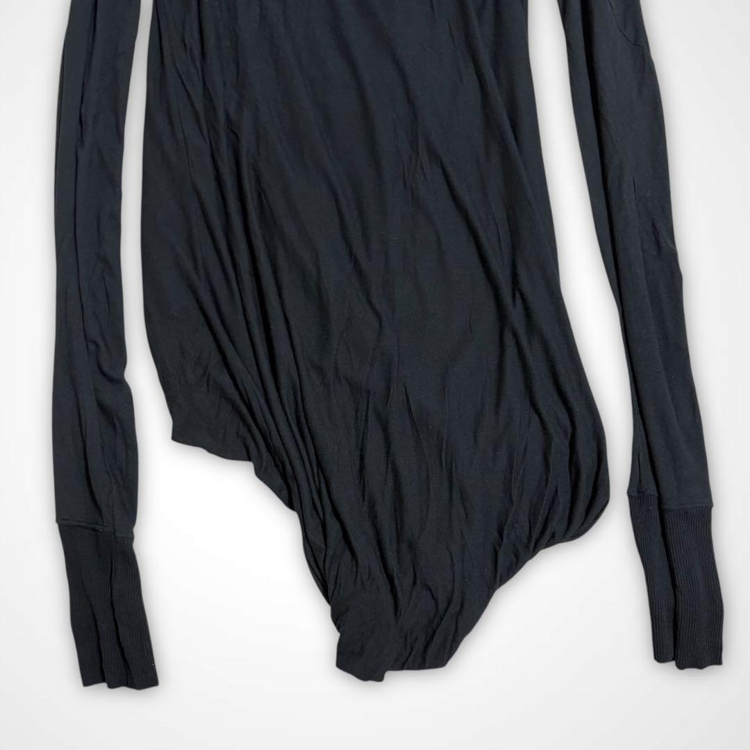 JULIUS 10AW goth_ik; 変形ドレープカットソー 3 カシミヤ混