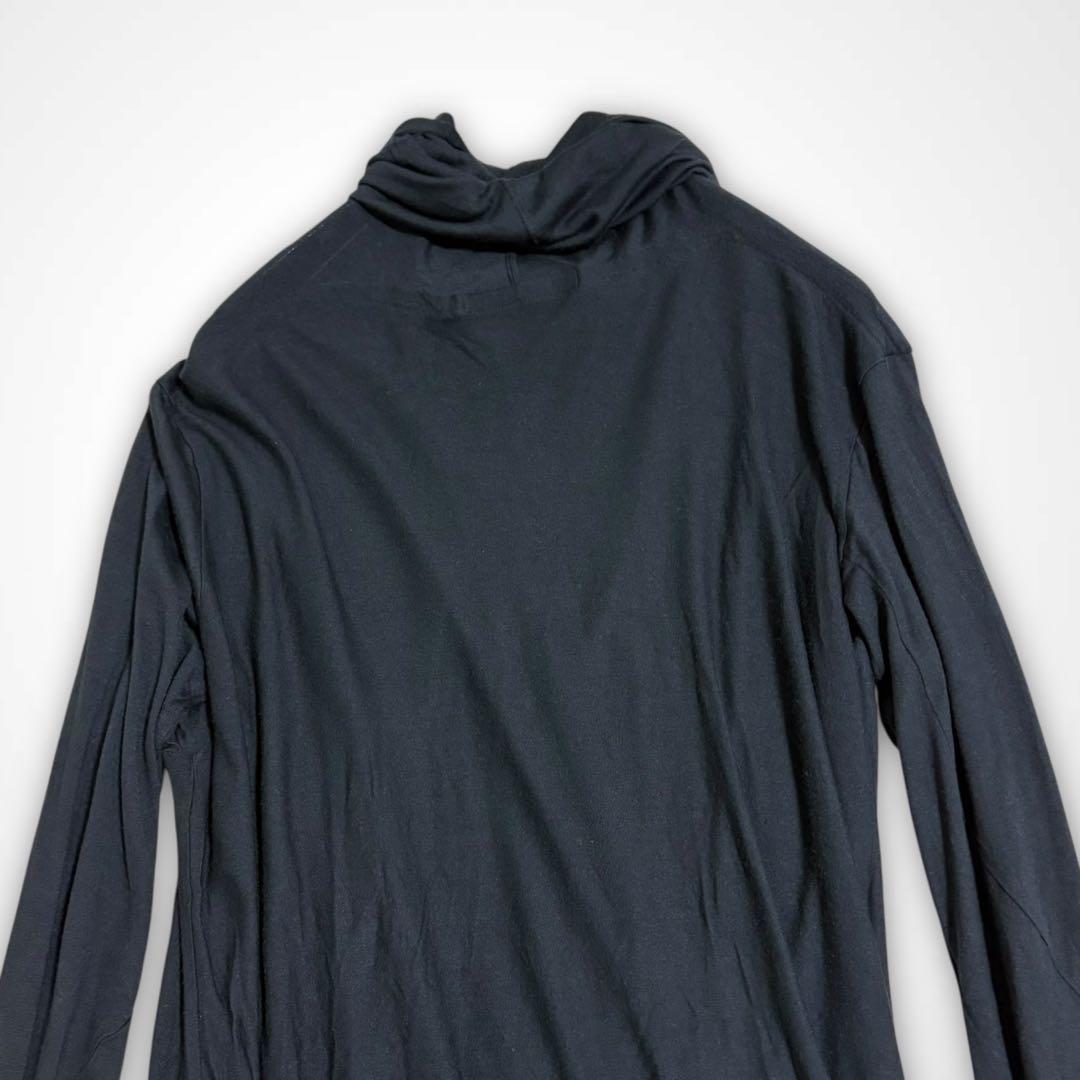 JULIUS 10AW goth_ik; 変形ドレープカットソー 3 カシミヤ混