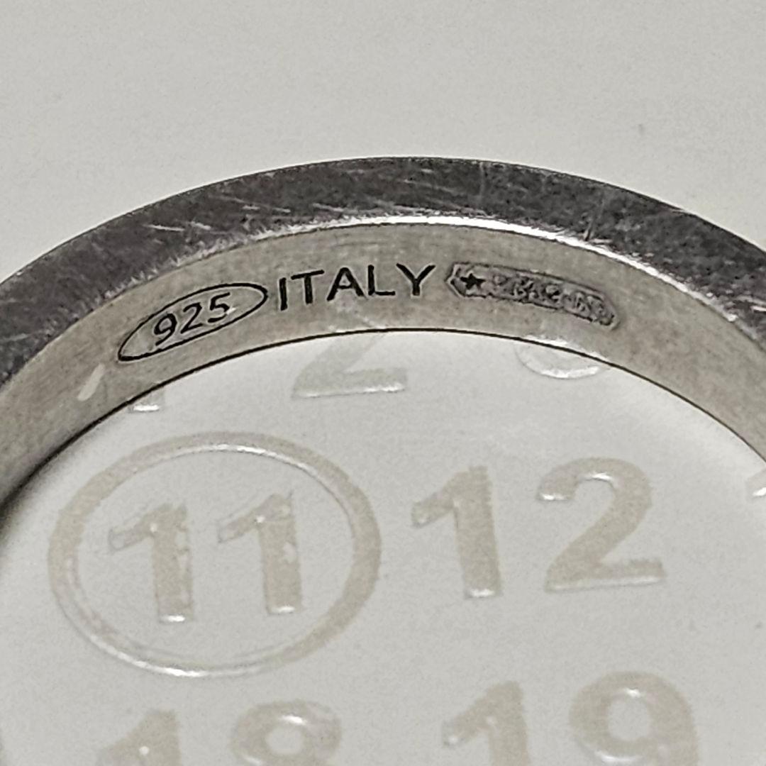 メゾンマルジェラ リング シルバー925 ロゴ 箱付き