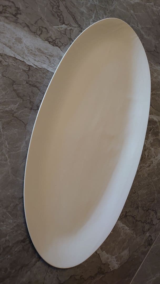 有元葉子 ブリケット ダヴダ ラージ オーバル プレート ミルク