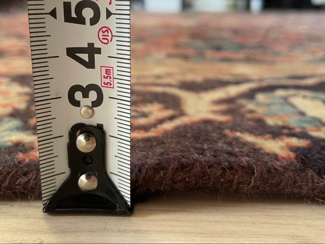 手織りペルシャ絨毯(カシャーン産)トライバルラグトルコラグキリム