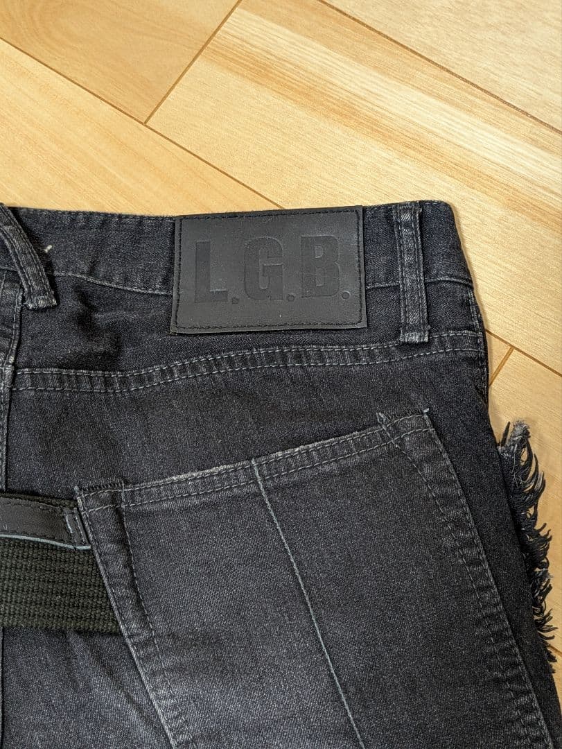 LGB ルグランブルー ブラックデニム サイズ25 試着のみ
