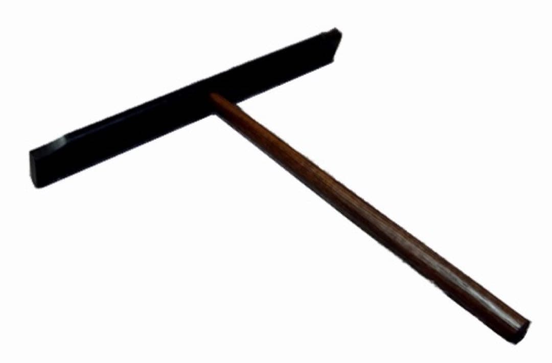 クレープ用トンボ（縞黒檀製）