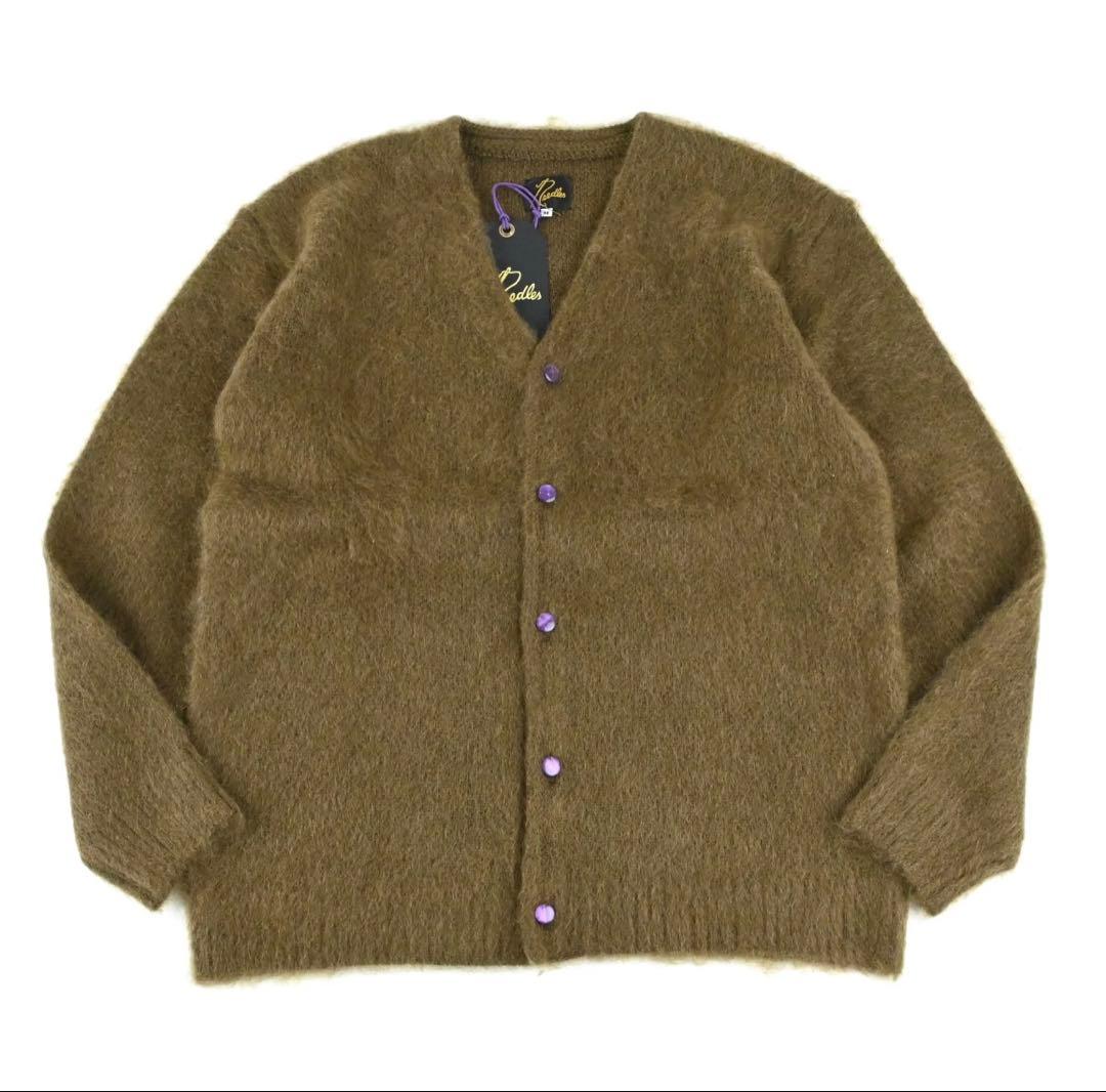 Needles Mohair Cardigan Foremost オリーブモカ